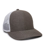 One Size Heathered Brown/White Outdoor Cap MBW-800CB 