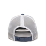 One Size Heathered Navy/White Outdoor Cap MBW-800CB 