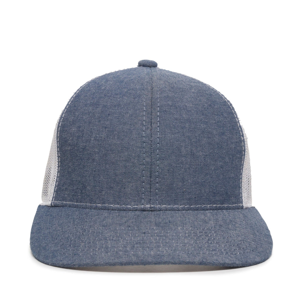 One Size Heathered Navy/White Outdoor Cap MBW-800CB 
