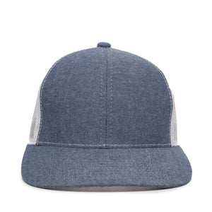 One Size Heathered Navy/White Outdoor Cap MBW-800CB 