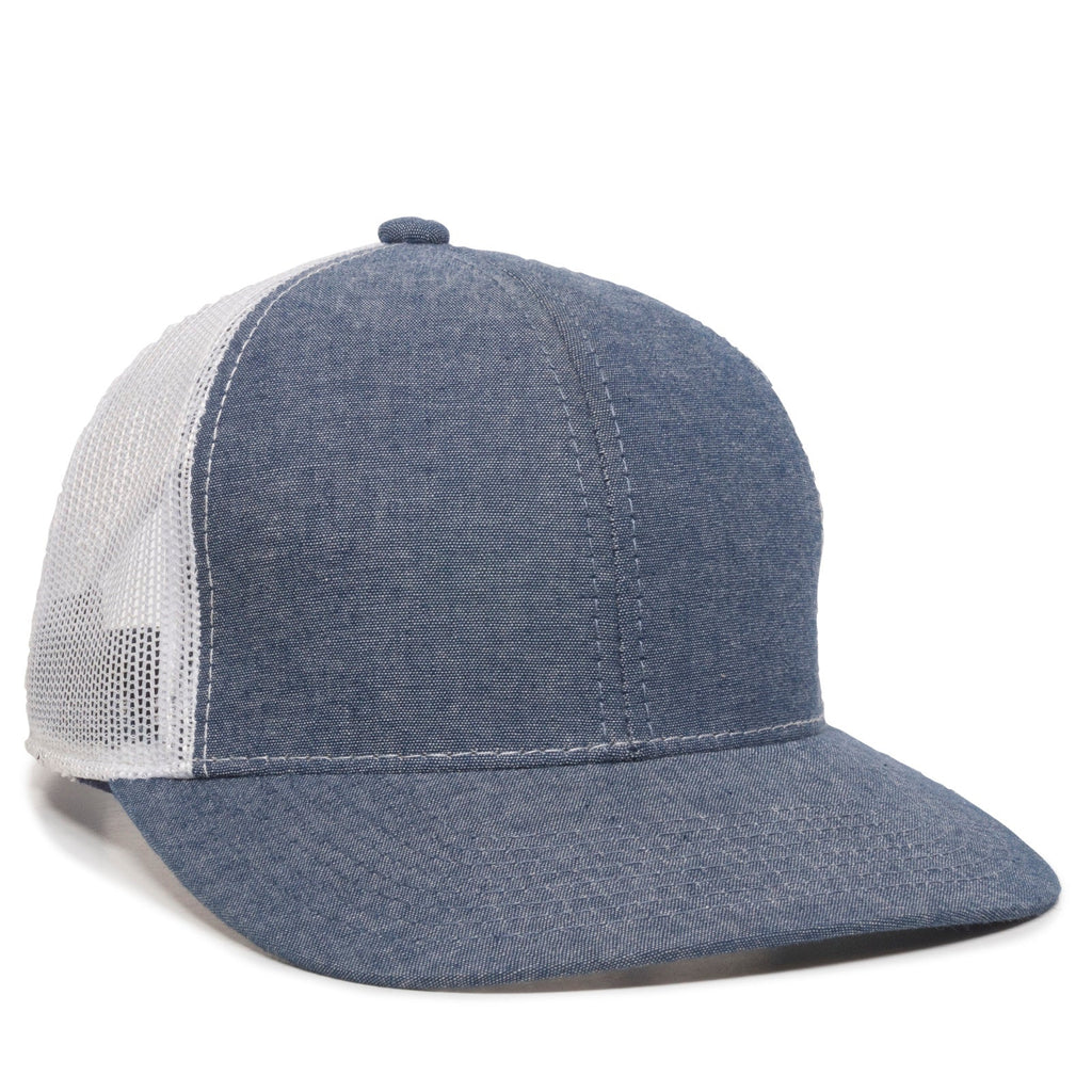 One Size Heathered Navy/White Outdoor Cap MBW-800CB 