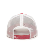One Size Heathered Red/White Outdoor Cap MBW-800CB