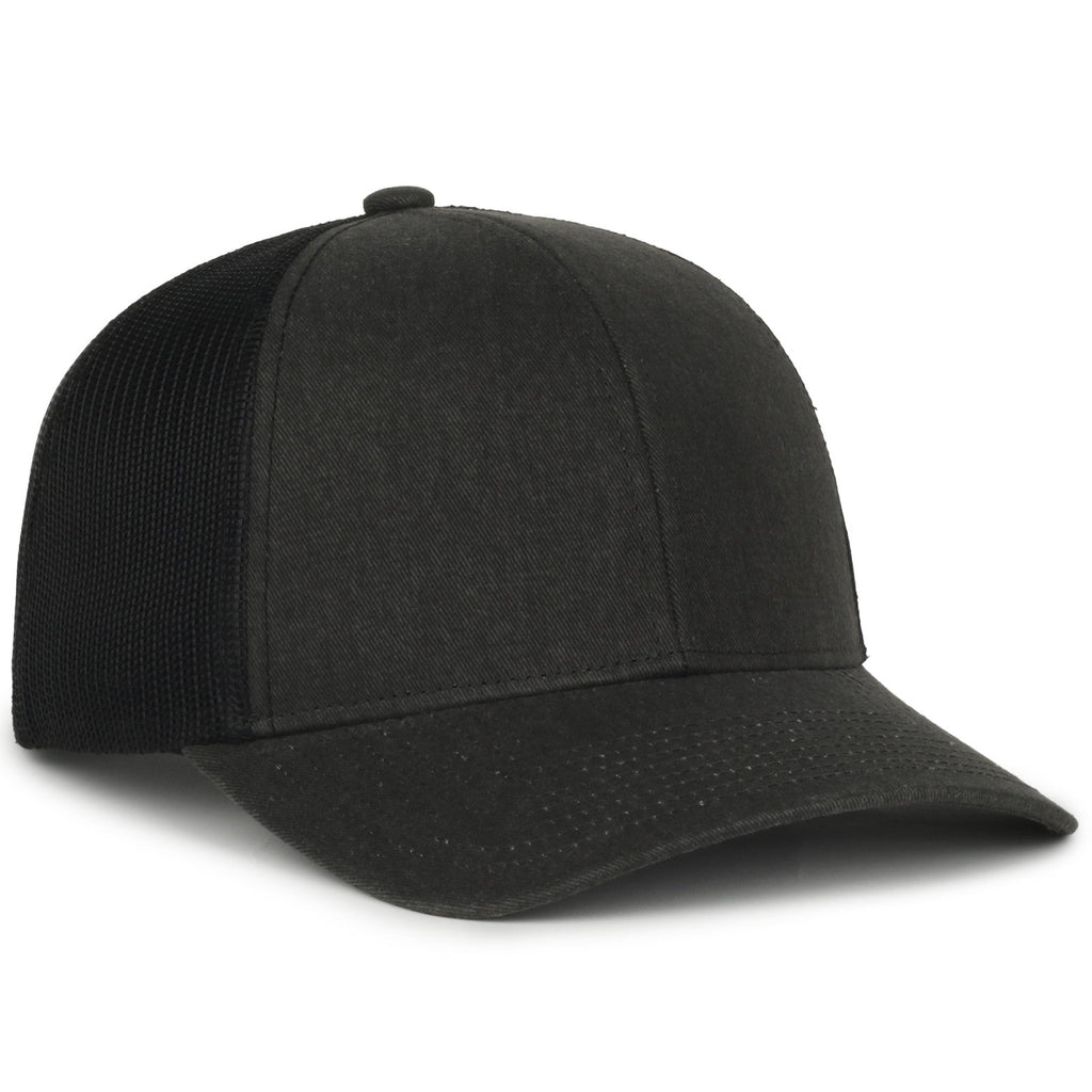 One Size Black/Black Outdoor Cap PDT20M 