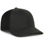 One Size Black/Black Outdoor Cap PDT20M 