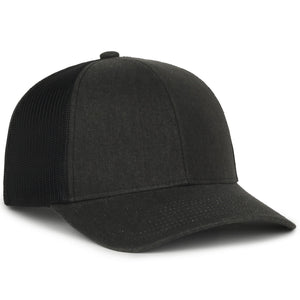 One Size Black/Black Outdoor Cap PDT20M 