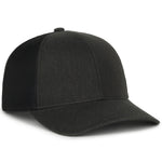 One Size Black/Black Outdoor Cap PDT20M
