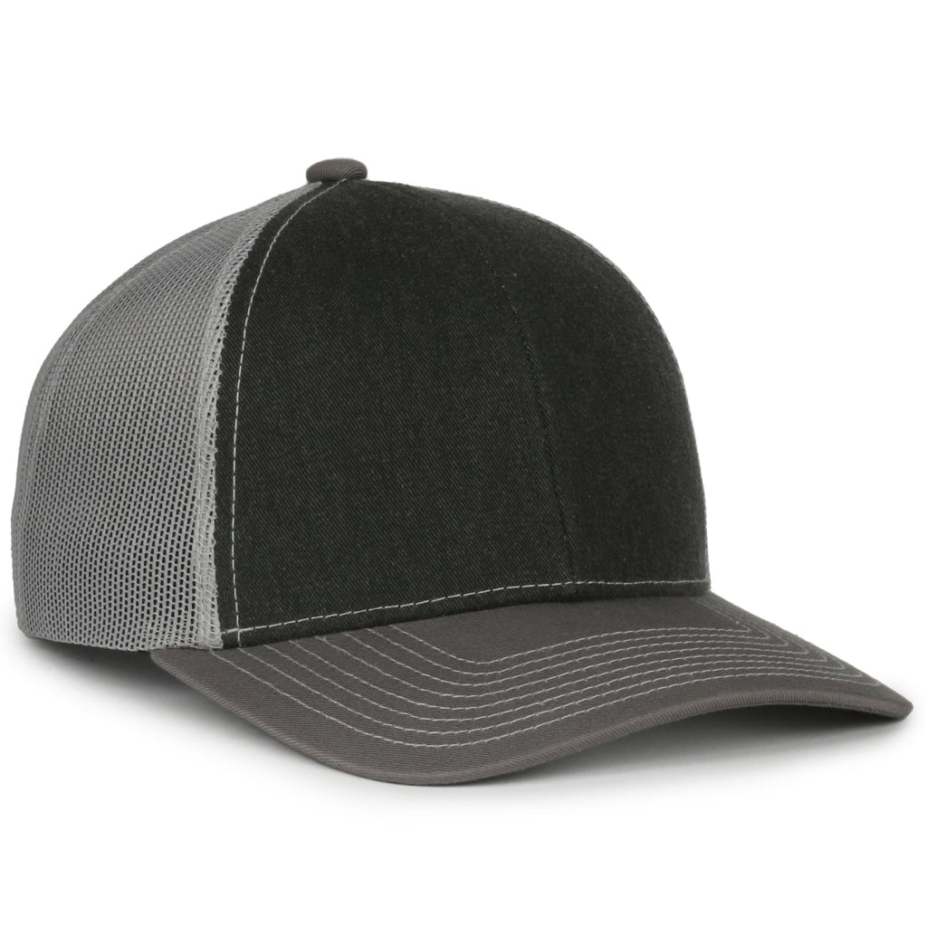 One Size Black/Light Grey/Charcoal Outdoor Cap PDT20M 