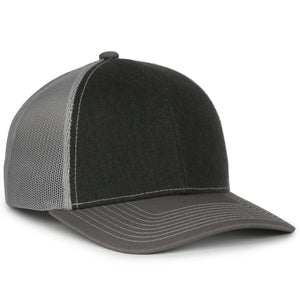 One Size Black/Light Grey/Charcoal Outdoor Cap PDT20M 
