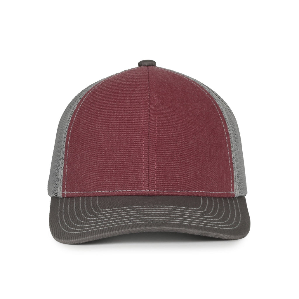 One Size Cardinal/Light Grey/Charcoal Outdoor Cap PDT20M 