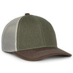 One Size Olive/Putty/Brown Outdoor Cap PDT20M 