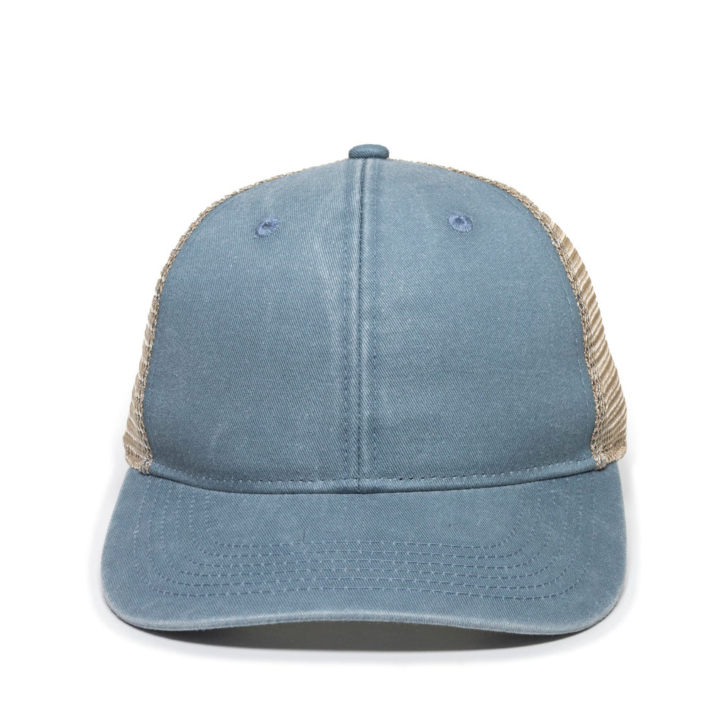 One Size Coastal Blue/Tea Stain Outdoor Cap PNY-100M 