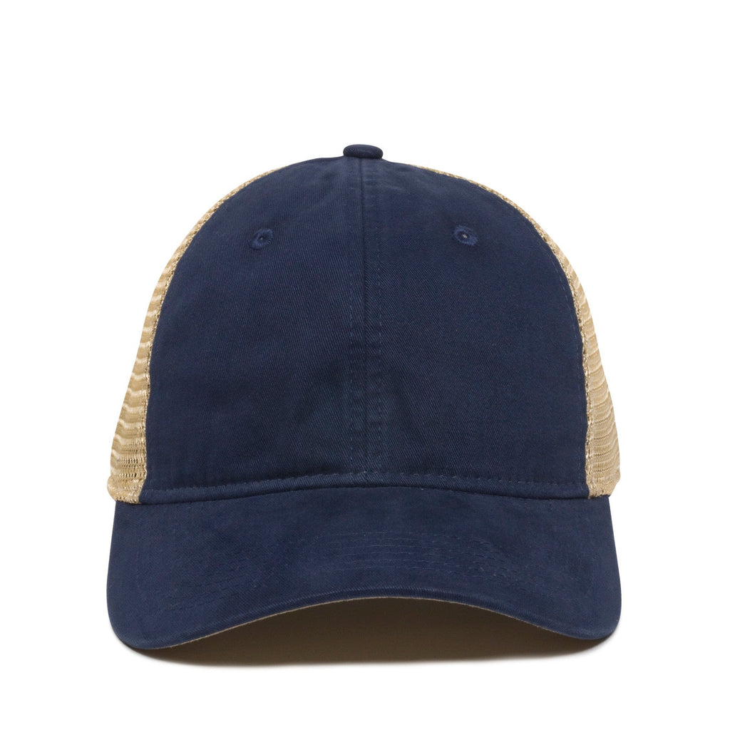 One Size Navy/Tea Stain Outdoor Cap PWT-200M 