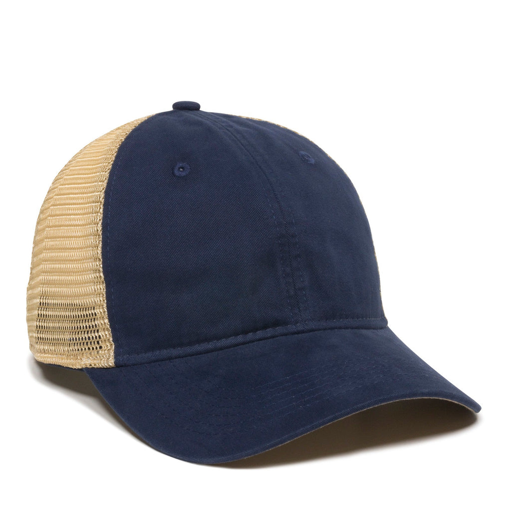 One Size Navy/Tea Stain Outdoor Cap PWT-200M 