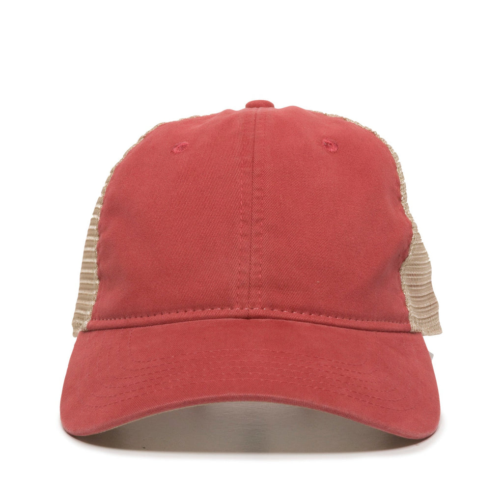 One Size Nantucket Red/Tea Stain Outdoor Cap PWT-200M 