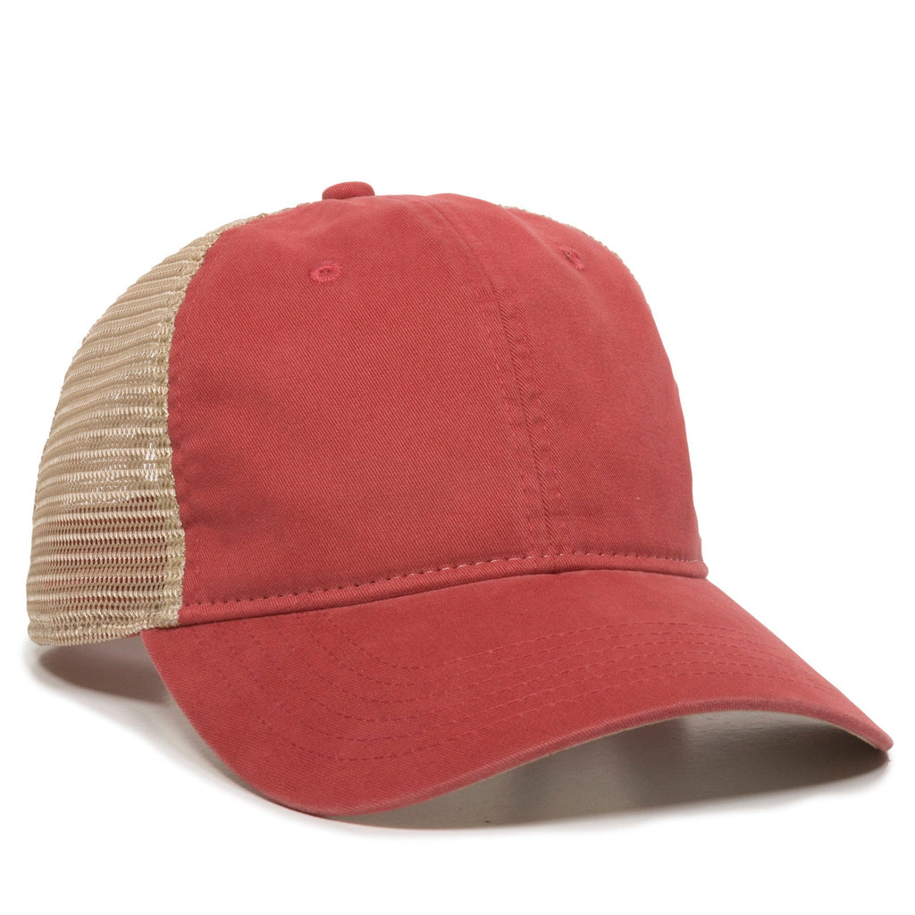 One Size Nantucket Red/Tea Stain Outdoor Cap PWT-200M 