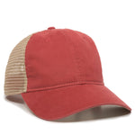 One Size Nantucket Red/Tea Stain Outdoor Cap PWT-200M 