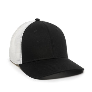 One Size Black/White Outdoor Cap RGR-360M 