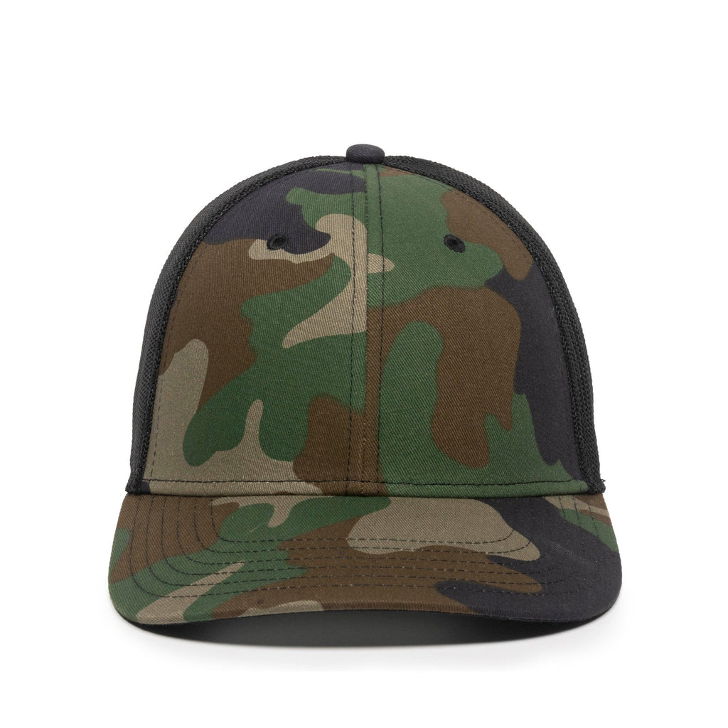 One Size Generic Camo/Black Outdoor Cap RGR-360M 