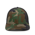 One Size Generic Camo/Black Outdoor Cap RGR-360M