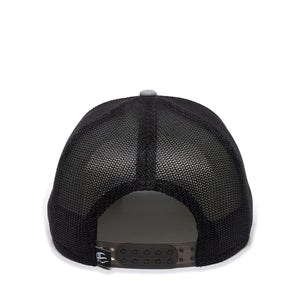 One Size Heathered Grey/Black Outdoor Cap RGR-360M 