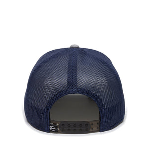 One Size Heathered Grey/Navy Outdoor Cap RGR-360M 