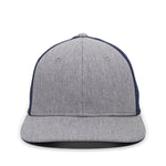 One Size Heathered Grey/Navy Outdoor Cap RGR-360M 