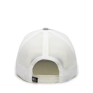 One Size Heathered Grey/White Outdoor Cap RGR-360M 