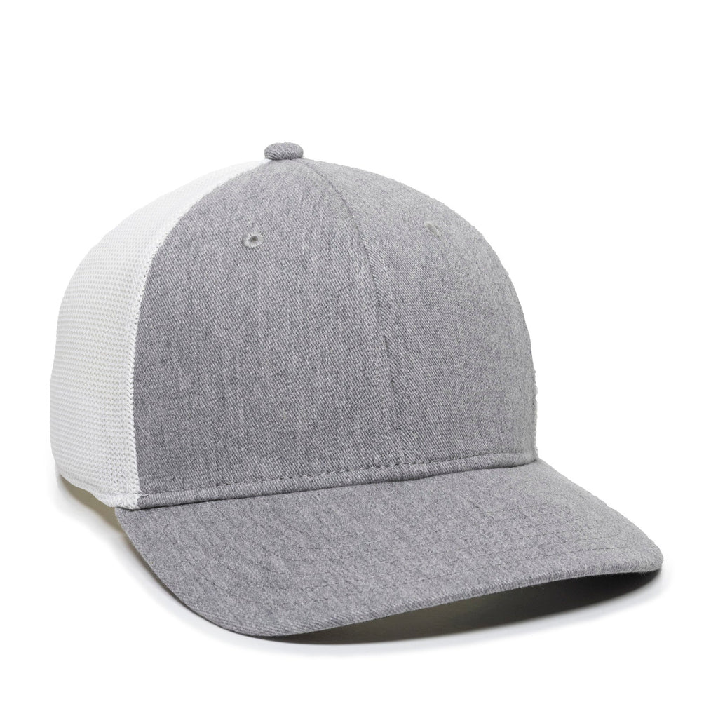 One Size Heathered Grey/White Outdoor Cap RGR-360M 