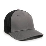 One Size Grey/Black Outdoor Cap RGR-360M 