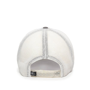 One Size Grey/White Outdoor Cap RGR-360M 