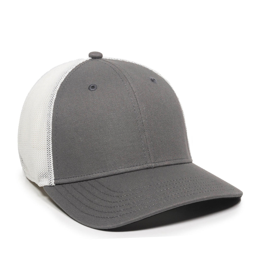 One Size Grey/White Outdoor Cap RGR-360M 