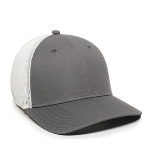 One Size Grey/White Outdoor Cap RGR-360M 