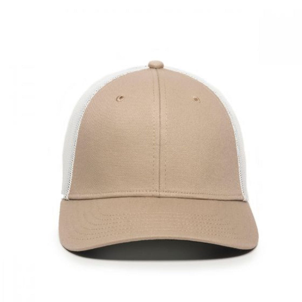 One Size Khaki/White Outdoor Cap RGR-360M 