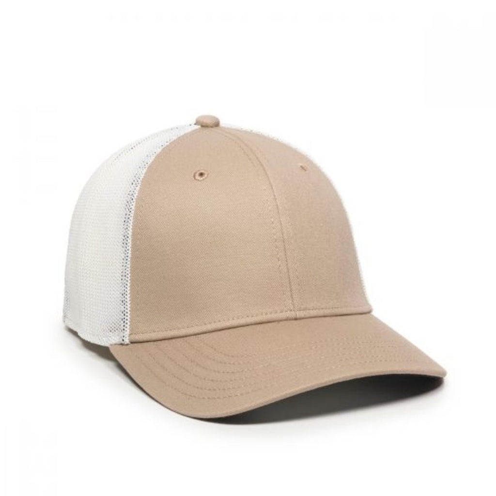 One Size Khaki/White Outdoor Cap RGR-360M 