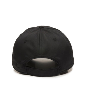 One Size Black Outdoor Cap RPET100 