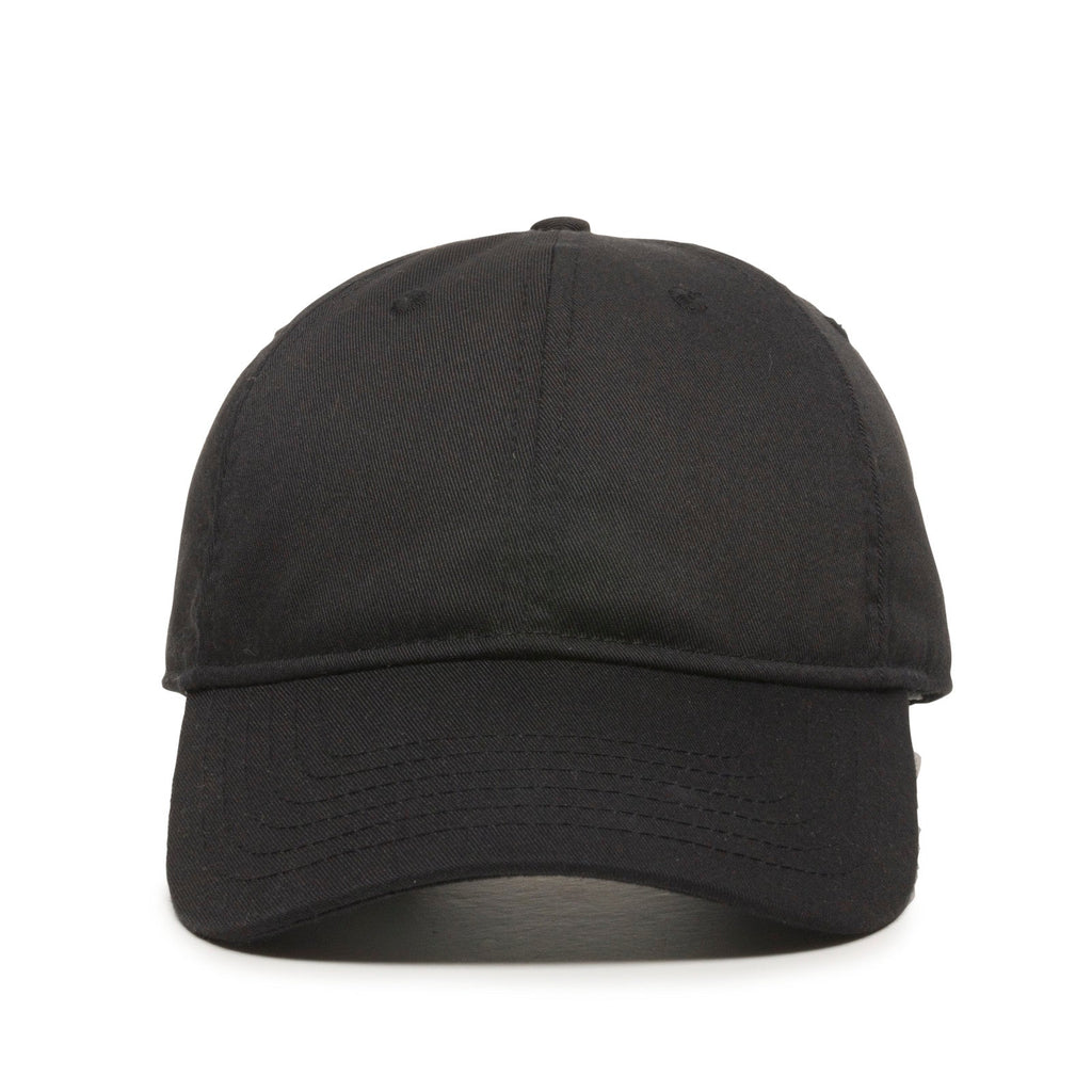 One Size Black Outdoor Cap RPET100 