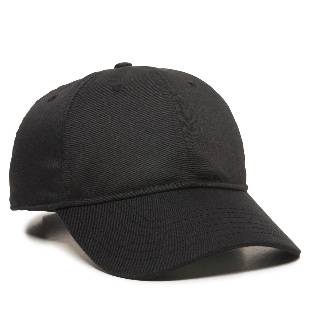One Size Black Outdoor Cap RPET100 