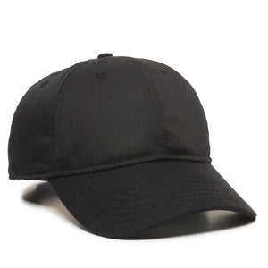 One Size Black Outdoor Cap RPET100 