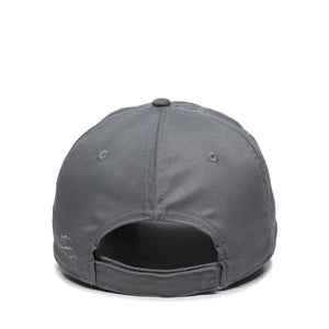 One Size Charcoal Outdoor Cap RPET100 