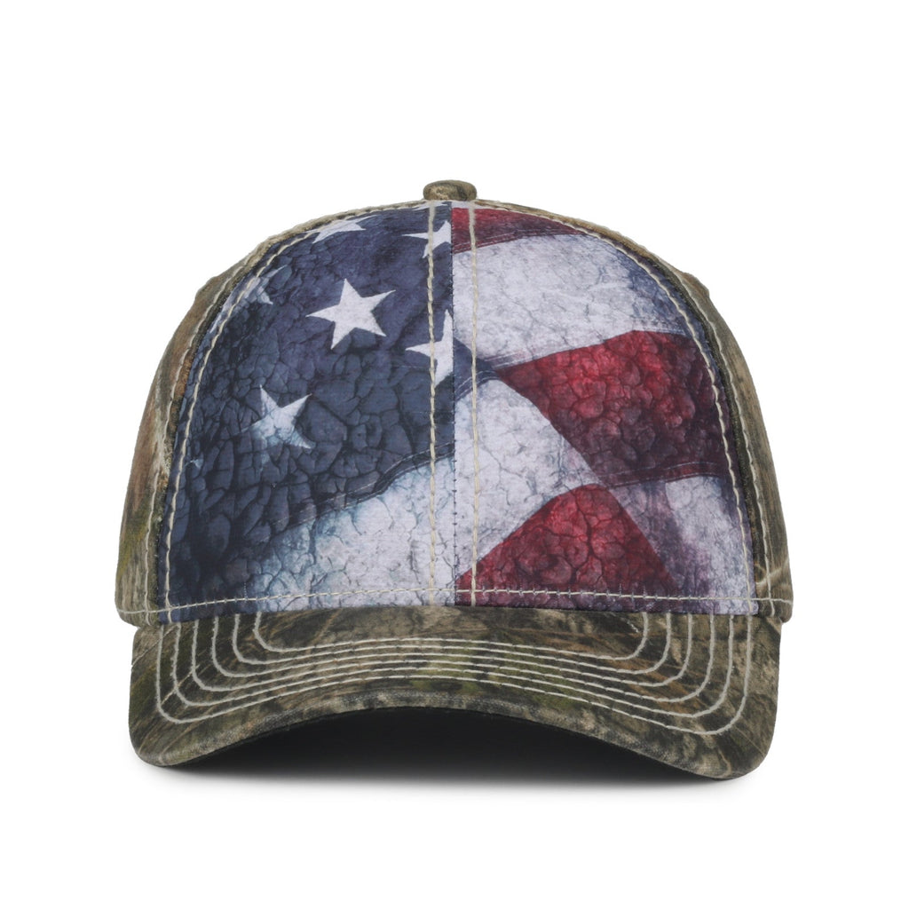 One Size Mossy Oak® Country DNA®/USA Outdoor Cap SUS-100 