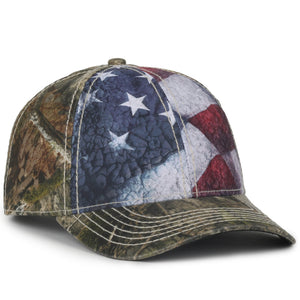 One Size Mossy Oak® Country DNA®/USA Outdoor Cap SUS-100 