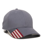 One Size Charcoal Outdoor Cap USA-300 