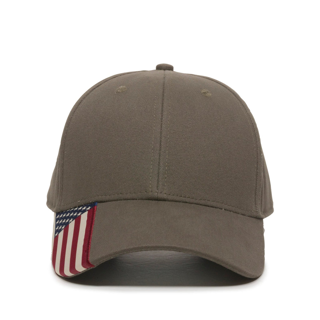 One Size Olive Outdoor Cap USA-300 