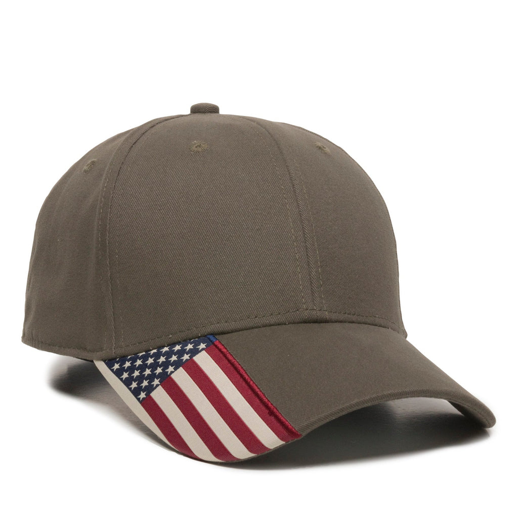 One Size Olive Outdoor Cap USA-300 