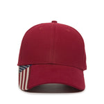 One Size Red Outdoor Cap USA-300 