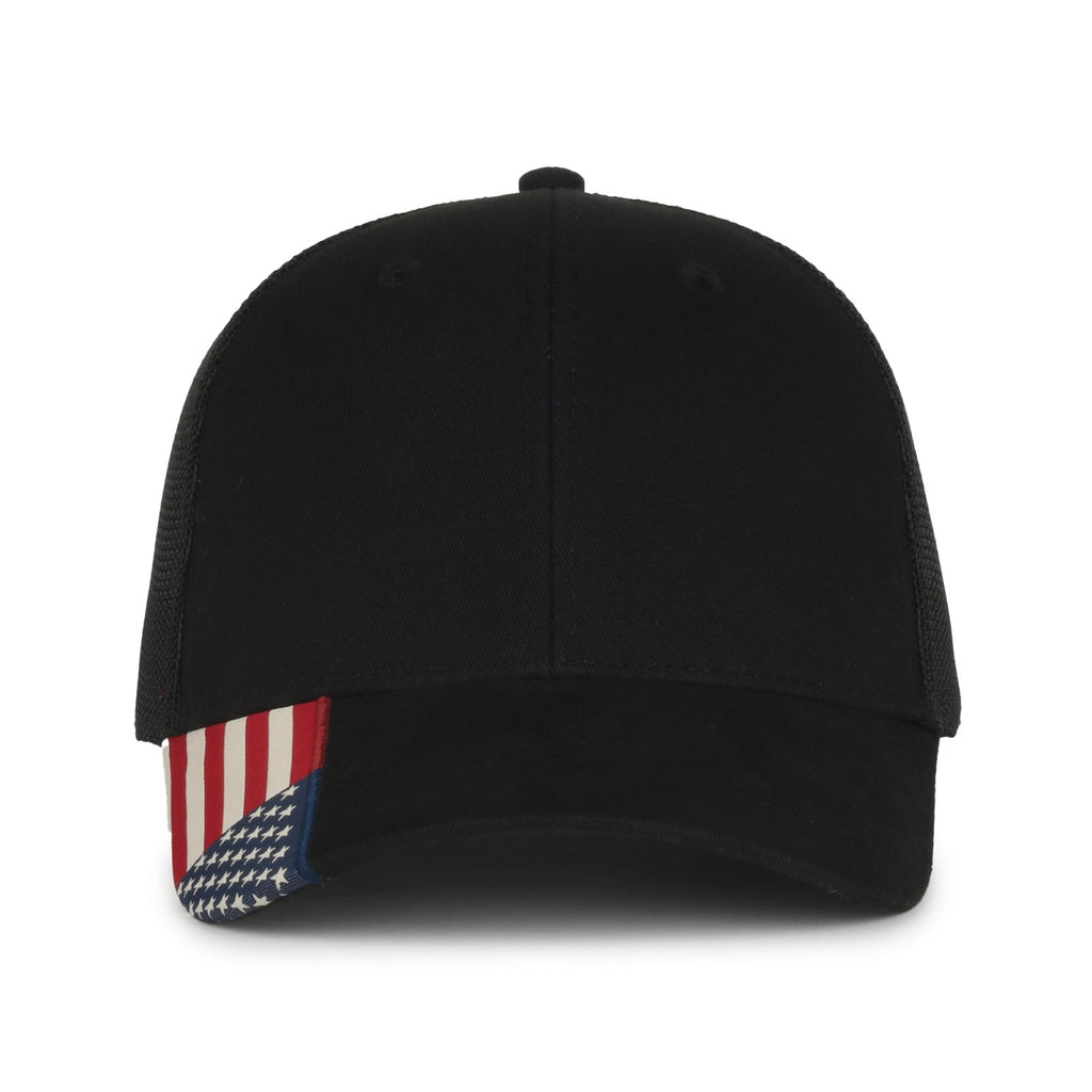 One Size Black/Black Outdoor Cap USA-300M 