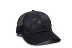 One Size Black/Black Outdoor Cap USA-751M 