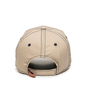 One Size Khaki Outdoor Cap USA-800 