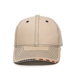 One Size Khaki Outdoor Cap USA-800 