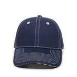 One Size Navy Outdoor Cap USA-800 